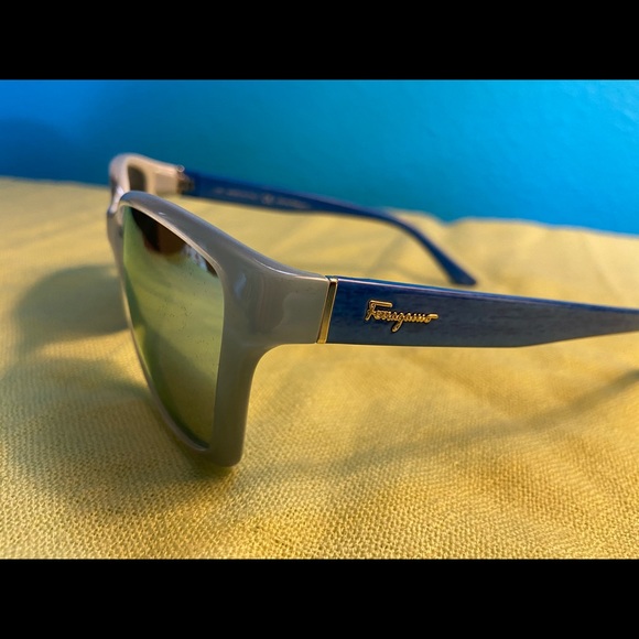 Ferragamo Blue Sunglasses